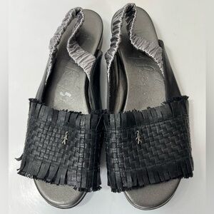 Henry Beguelin Stylish Black Women's Sandals, size 39.5